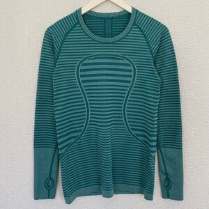 lululemon athletica Teal Long Sleeve Top